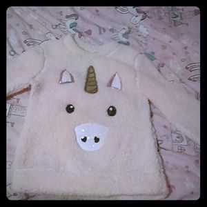 A Unicorn fluffy sweater